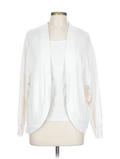Pre-owned Unbranded Cardigan Sweater In White