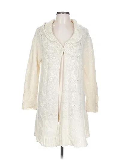 Pre-owned Unbranded Cardigan Sweater In White