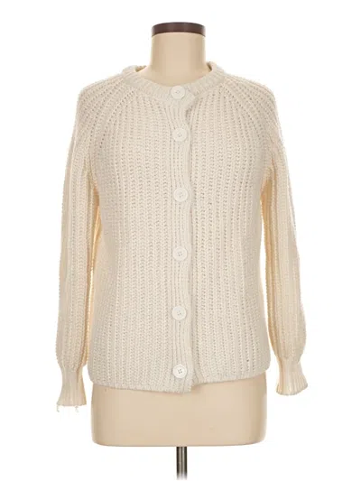 Pre-owned Unbranded Cardigan Sweater In White