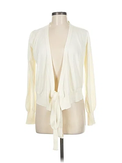 Pre-owned Unbranded Cardigan Sweater In White