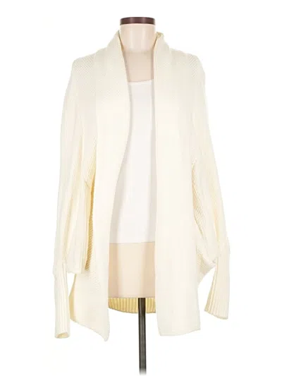 Pre-owned Unbranded Cardigan Sweater In White
