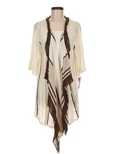 Pre-owned Unbranded Cardigan Sweater In White