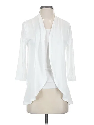 Pre-owned Unbranded Cardigan Sweater In White