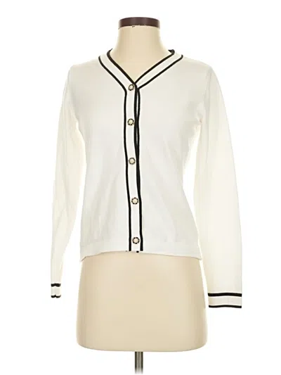 Pre-owned Unbranded Cardigan Sweater In White