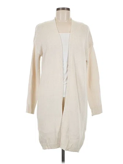 Pre-owned Unbranded Cardigan Sweater In White