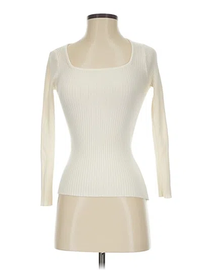 Pre-owned Unbranded Cardigan Sweater In White