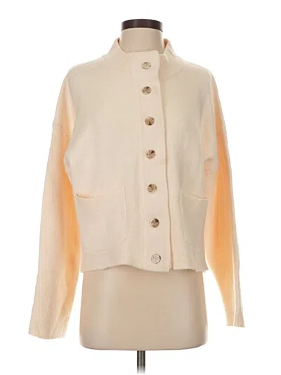 Pre-owned Unbranded Cardigan Sweater In White
