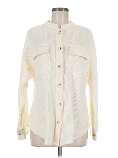 Pre-owned Unbranded Cardigan Sweater In White