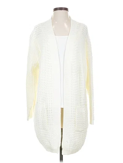 Pre-owned Unbranded Cardigan Sweater In White