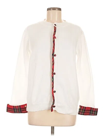 Pre-owned Unbranded Cardigan Sweater In White