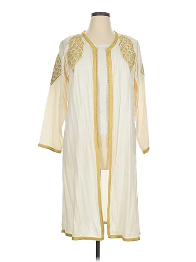 Pre-owned Unbranded Cardigan Sweater In White