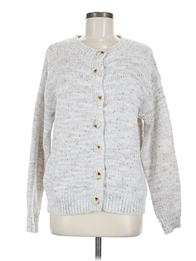 Pre-owned Unbranded Cardigan Sweater In White