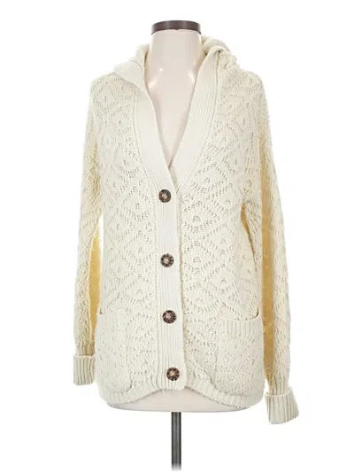 Pre-owned Unbranded Cardigan Sweater In White