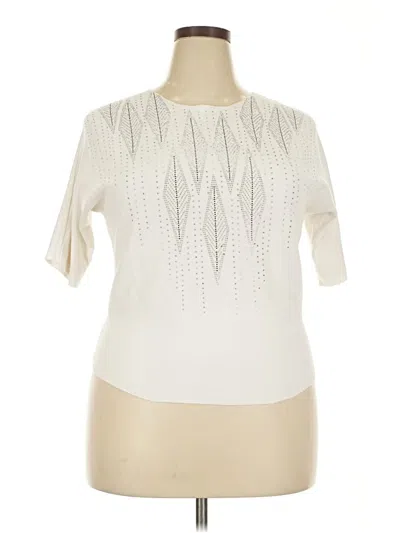 Pre-owned Unbranded Cardigan Sweater In White