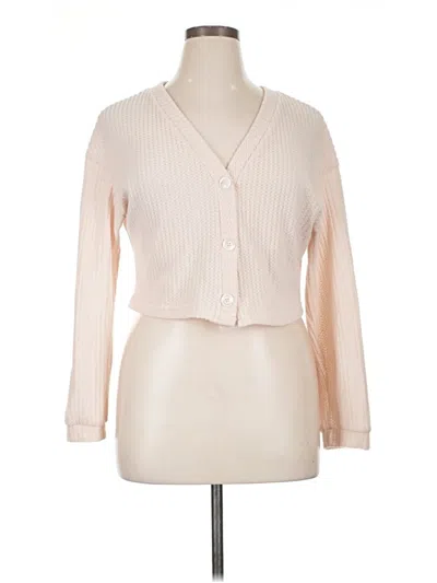 Pre-owned Unbranded Cardigan Sweater In White