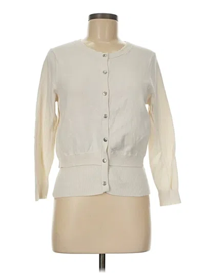 Pre-owned Unbranded Cardigan Sweater In White