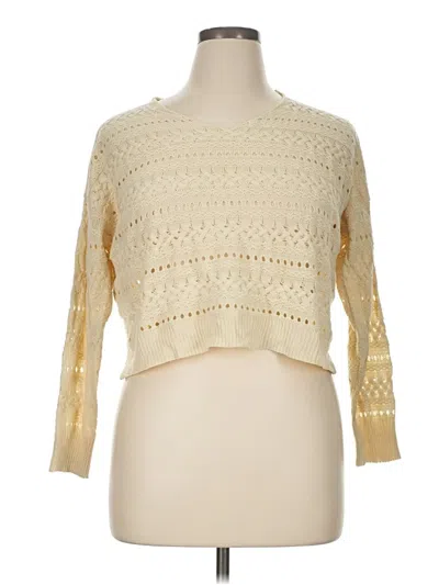 Pre-owned Unbranded Cardigan Sweater In White