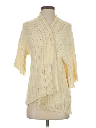 Pre-owned Unbranded Cardigan Sweater In White