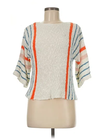 Pre-owned Unbranded Cardigan Sweater In White