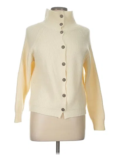 Pre-owned Unbranded Cardigan Sweater In White