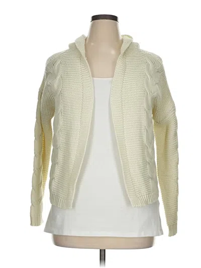 Pre-owned Unbranded Cardigan Sweater In White