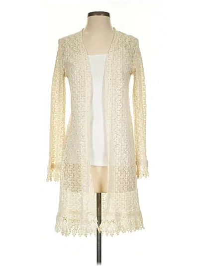 Pre-owned Unbranded Cardigan Sweater In White