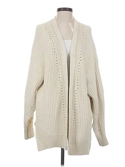 Pre-owned Unbranded Cardigan Sweater In White