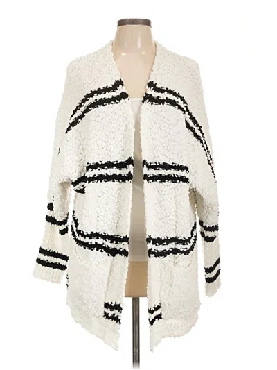 Pre-owned Unbranded Cardigan Sweater In White