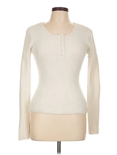 Pre-owned Unbranded Cardigan Sweater In White