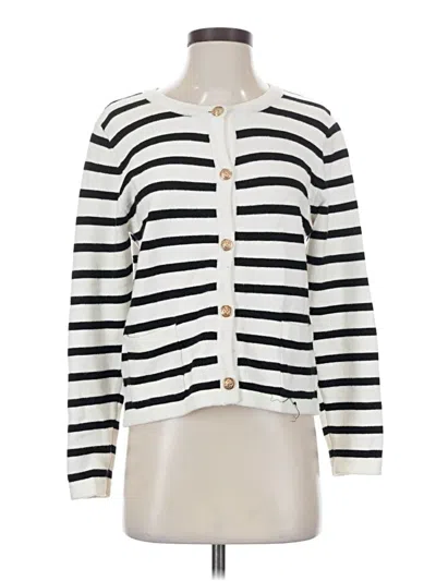 Pre-owned Unbranded Cardigan Sweater In White