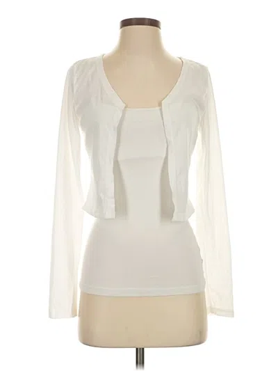 Pre-owned Unbranded Cardigan Sweater In White