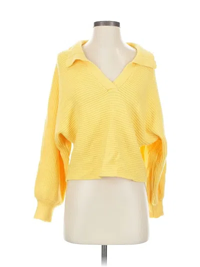 Pre-owned Unbranded Cardigan Sweater In Yellow