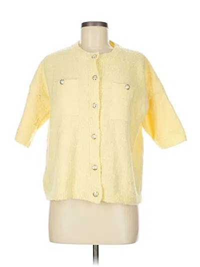Pre-owned Unbranded Cardigan Sweater In Yellow