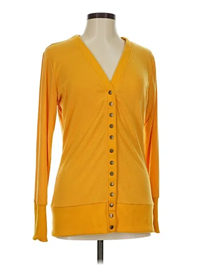 Pre-owned Unbranded Cardigan Sweater In Yellow