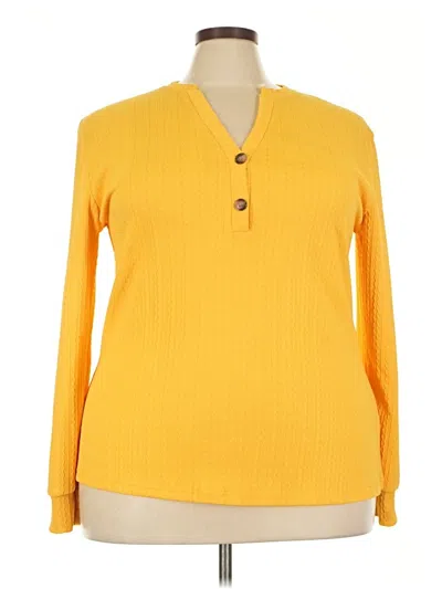 Pre-owned Unbranded Cardigan Sweater In Yellow