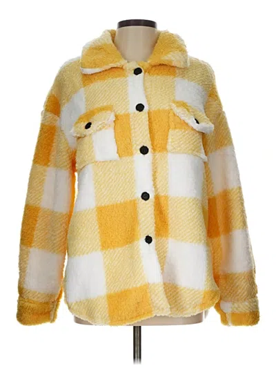 Pre-owned Unbranded Cardigan Sweater In Yellow