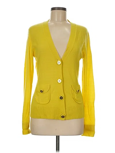 Pre-owned Unbranded Cardigan Sweater In Yellow