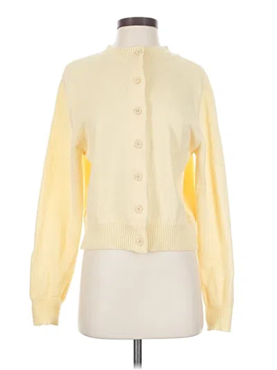Pre-owned Unbranded Cardigan Sweater In Yellow