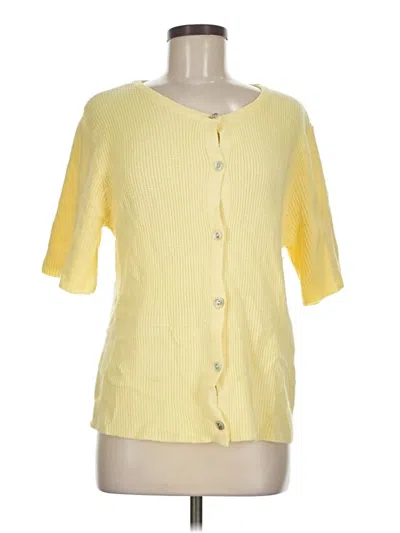 Pre-owned Unbranded Cardigan Sweater In Yellow