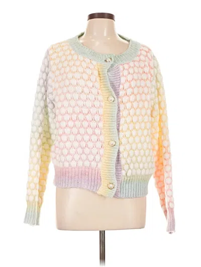 Pre-owned Unbranded Cardigan Sweater In Yellow
