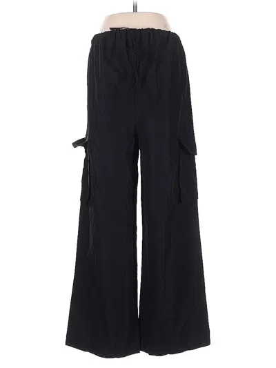 Pre-owned Unbranded Cargo Pants In Black