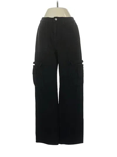 Pre-owned Unbranded Cargo Pants In Black