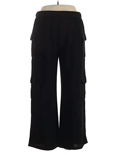 Pre-owned Unbranded Cargo Pants In Black