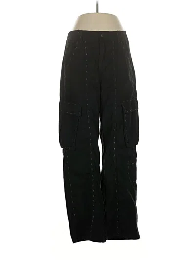 Pre-owned Unbranded Cargo Pants In Black