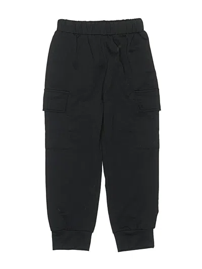 Pre-owned Unbranded Kids' Cargo Pants In Black