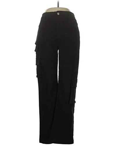 Pre-owned Unbranded Cargo Pants In Black