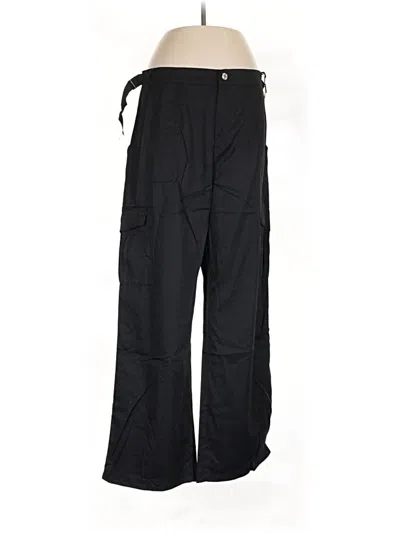Pre-owned Unbranded Cargo Pants In Black
