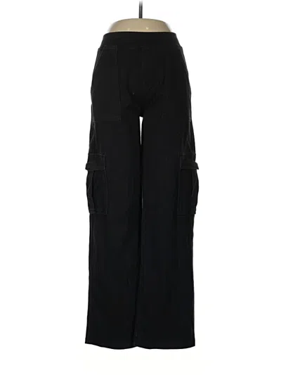 Pre-owned Unbranded Cargo Pants In Black