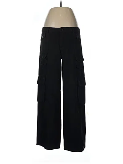 Pre-owned Unbranded Cargo Pants In Black