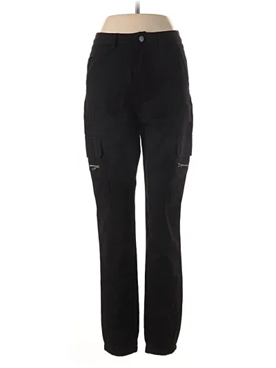 Pre-owned Unbranded Cargo Pants In Black